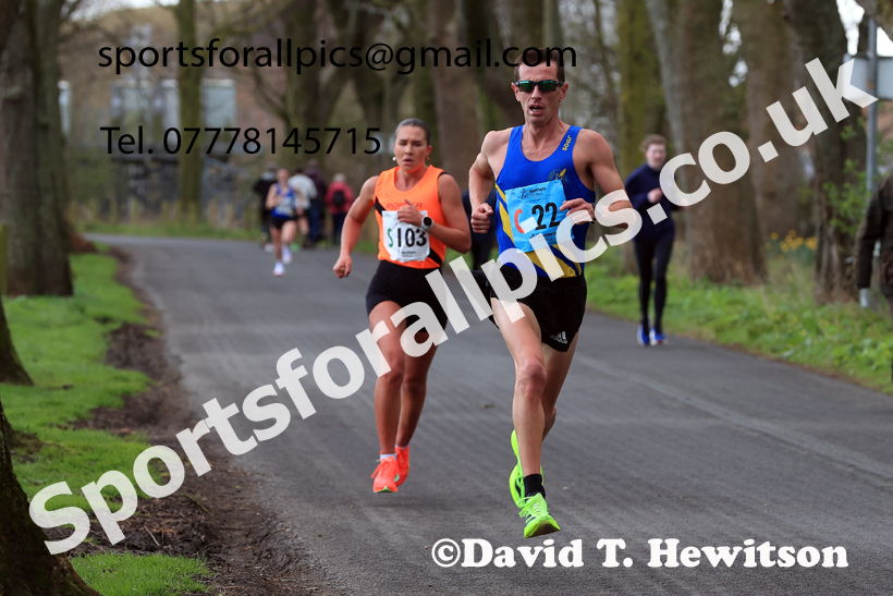 Senior Mens 12 Stage Road Relay, 2026 Northern Mens 12 and Womens 6 Stage Road Relays and Young Athletes 5k, Sheepmount Stadium, Carlisle. Photo: David T. Hewitson/Sports for All Pics